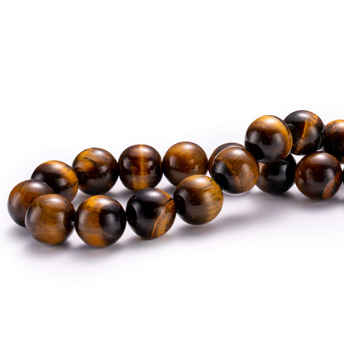 BEADIA Natural Yellow Tiger Eye Stone Round Loose Semi Gemstone Beads for Jewelry Making 4MM 89PCS