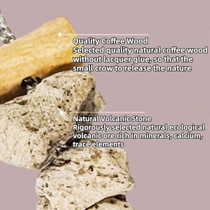 Mineral Block Chew Toys for Sharp Beaks, Bird Beak Grinding Stone, Cage Accessories Calcium Supplement for African Grey, Budgies, Cockatiels, Small to Medium Birds