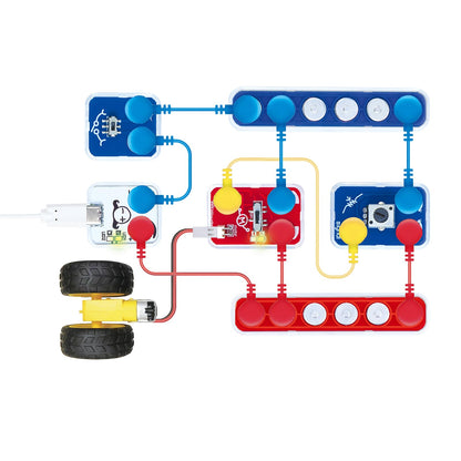 Hape Lab Box Circuit Explorer Base - 90+ Circuit Experiments STEM Toy for Kids Ages 8+, DIY Electronics Building Set, Science & Engineering Discovery Kit with 39 Pieces & Instruction Book