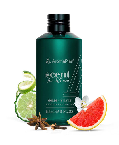 AromaPlan Hotel Scents Santal 5 Fl Oz (148ml), Home Luxury Aroma & Hotel Fragrance Diffuser Oil- Hotel Diffuser Oil for Aromatherapy- USA Made, Bigger Bottle, Bolder Aroma & Longer Lasting