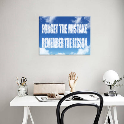 Inspirational Canvas Wall Art Entrepreneur Affirmation Quotes Print Poster Motivational Picture Painting for Office Home Office Parlour Living Room School Decoration Stretched and Framed [24''Wx18''H]