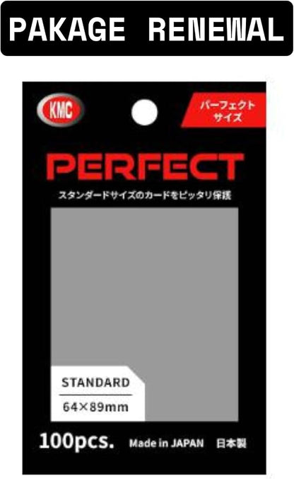 KMC 100 Pochettes Card Barrier Perfect Size Soft Sleeves, 3 Pack/Total 300 Pochettes [Komainu-Dou Original Package], Clear