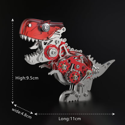 3D Metal Puzzles for Adults,3D Metal Model Kits Mechanical Dinosaur Model Tyrannosaurus Rex,Steel 3D Puzzles Stainless Steel Ornaments for Adults Home Decor Art Craft Gifts Toys.
