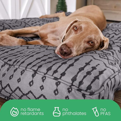 Molly Mutt Wild World Dog Bed Duvet Cover, 100% Cotton Canvas Cover for Dog, Puppy, or Cat Bed, Durable, Washable, and Free of Harmful Chemicals, Huge, 36"x45"x5"