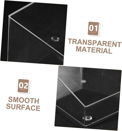 Happyyami Hamster Bathroom Chinchilla Dust Bath Small Animal Acrylic Bath Box Easy Cle