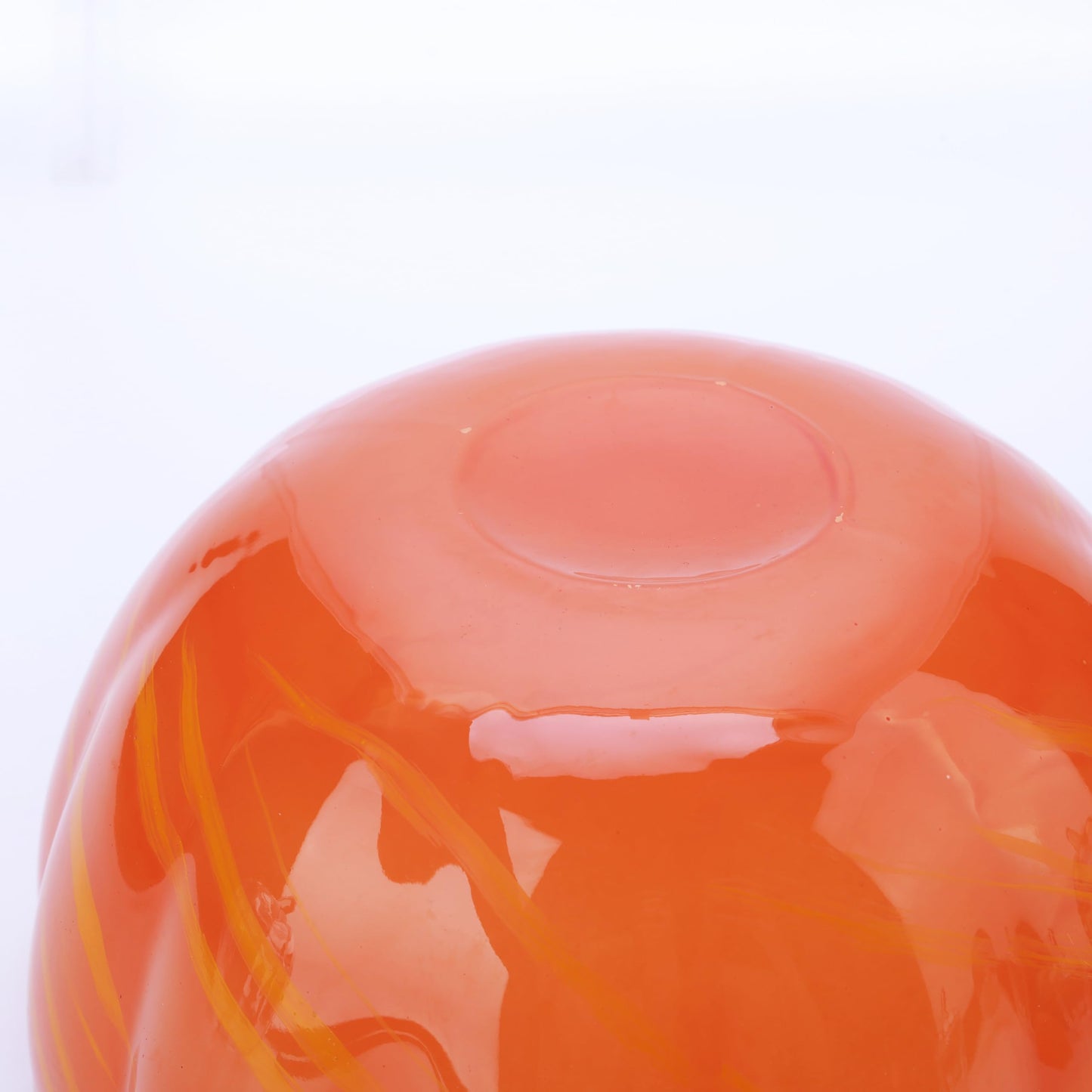 Stella Baicø Crystal Pumpkin Jar with Lid, Glass Candy Bowl with Cover for Halloween, Decorative Candy Dish for Home Decor, Party Centerpieces (S, Orange)