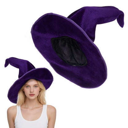 Ishua Wizard Hat Halloween - Keep Stand Witch Hat, Women's Witch Hats for Women, Nice for Witch Costume Women, Halloween Costumes & Decorations, 1pcs, Purple
