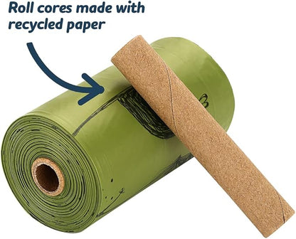 Ley's Dog Poop Bags 360 Count,Unscented Extra Thick Waste Bags with Dispenser, 100% Leak-Proof Doggie Bag Refill Rolls