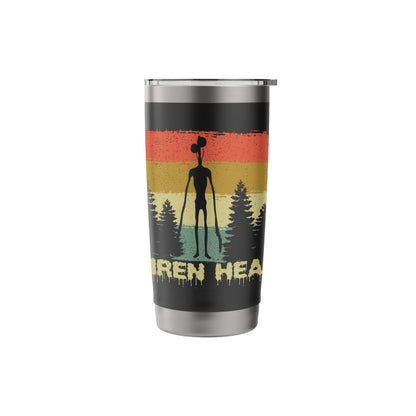 Monster Myth Siren Head Mysterious Creature Creepy Halloween Stainless Steel Insulated Tumbler