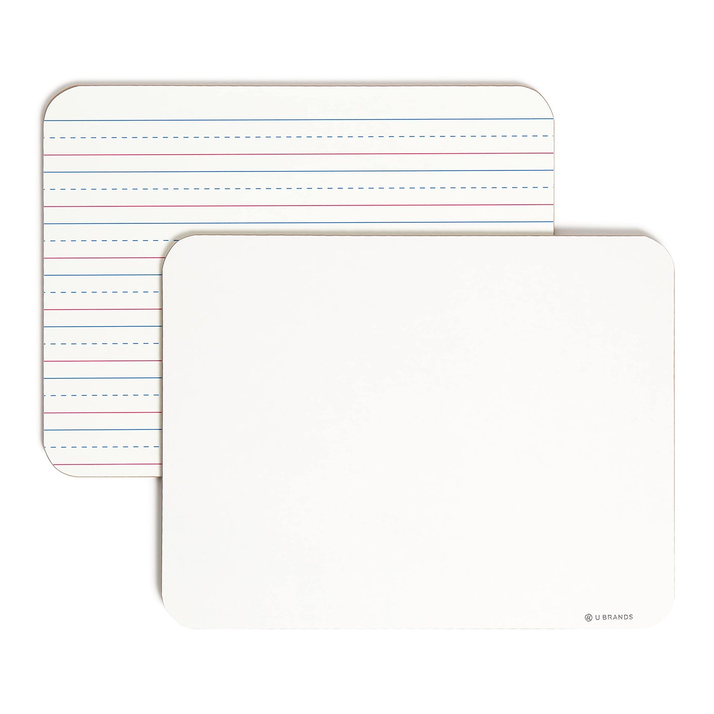 U Brands Dry Erase Lap Board, Double Sided, 9" x 12" Inches, Dry Erase Marker Included, Small White Board, 1 Count