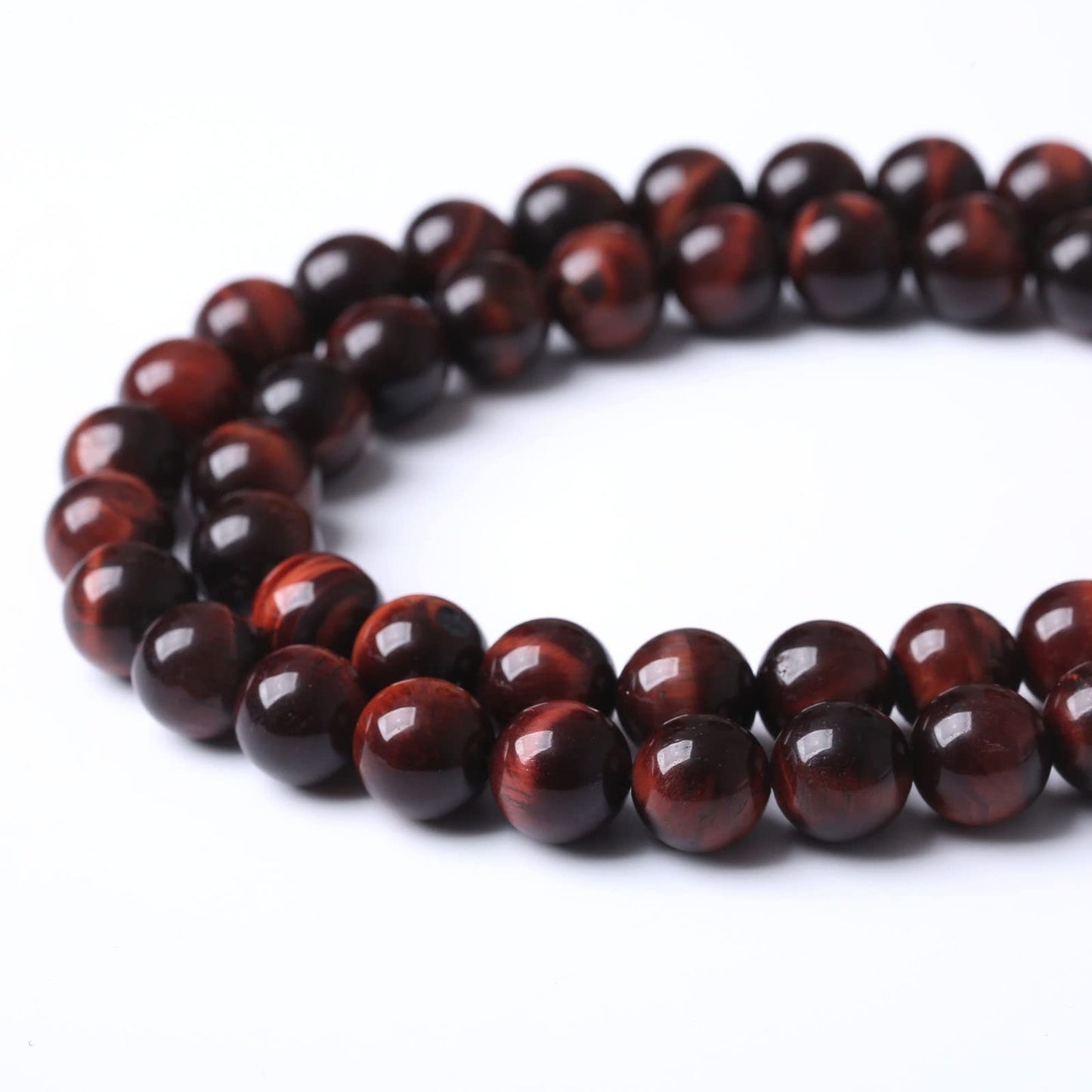 60PCS 6MM AAA Rose Red Tiger Eye Stone Beads Natural Gemstone Bead Crystal Healing Energy Jewelry Making DIY 15 inches