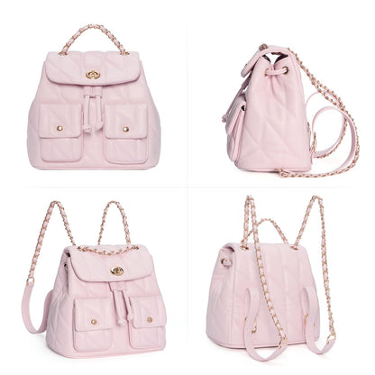 CLUCI Crossbody Bag for Women PU Leather Shoulder Bag, Convertible Small Tabby Backpack Purse for Travel