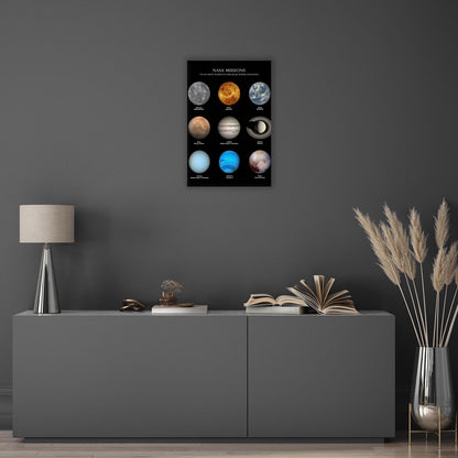 Solar System Educational Planet Poster Universe Infographic Star Life Cycle Astronomy Knowledge Suitable For Living Room Dormitory Bedroom Wall Decoration 16x24in Framed