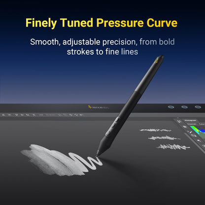 Xencelabs Pen Display 24+ Industry-First Pen Display with Calman Ready, Drawing Tablet with 4K Screen Monitor, Graphic Display with 44 Customizable Quick Keys, 2 Battery-Free Pens for Win/Mac/Linux