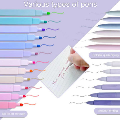 J6&H6 170Pcs Complete Bible Study Supplies, Bible Journaling Kit, Foldable Pencil Case with 75 Tabs,12 Pastel Bible Highlighters More Bible Accessories Set for Women, Beginner Christian Gifts (Purple)