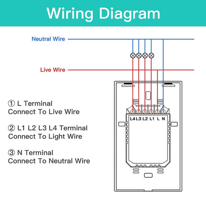BSEED Smart Light Switch,1 Gang WiFi Touch Switch with Smart Life APP Control and Timing Function,Black Single Pole Switches Work with Amazon Alexa,Google Assistant -(3 Way) Multi-Control Association