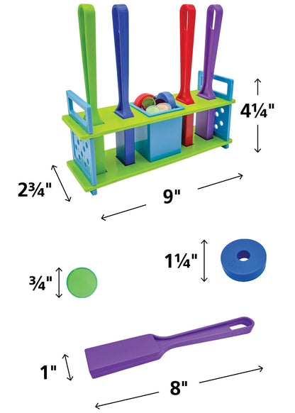 Teacher Created Resources Up-Close Science: Magnetic Wands, Rings & Discs Activity Set (TCR20369)