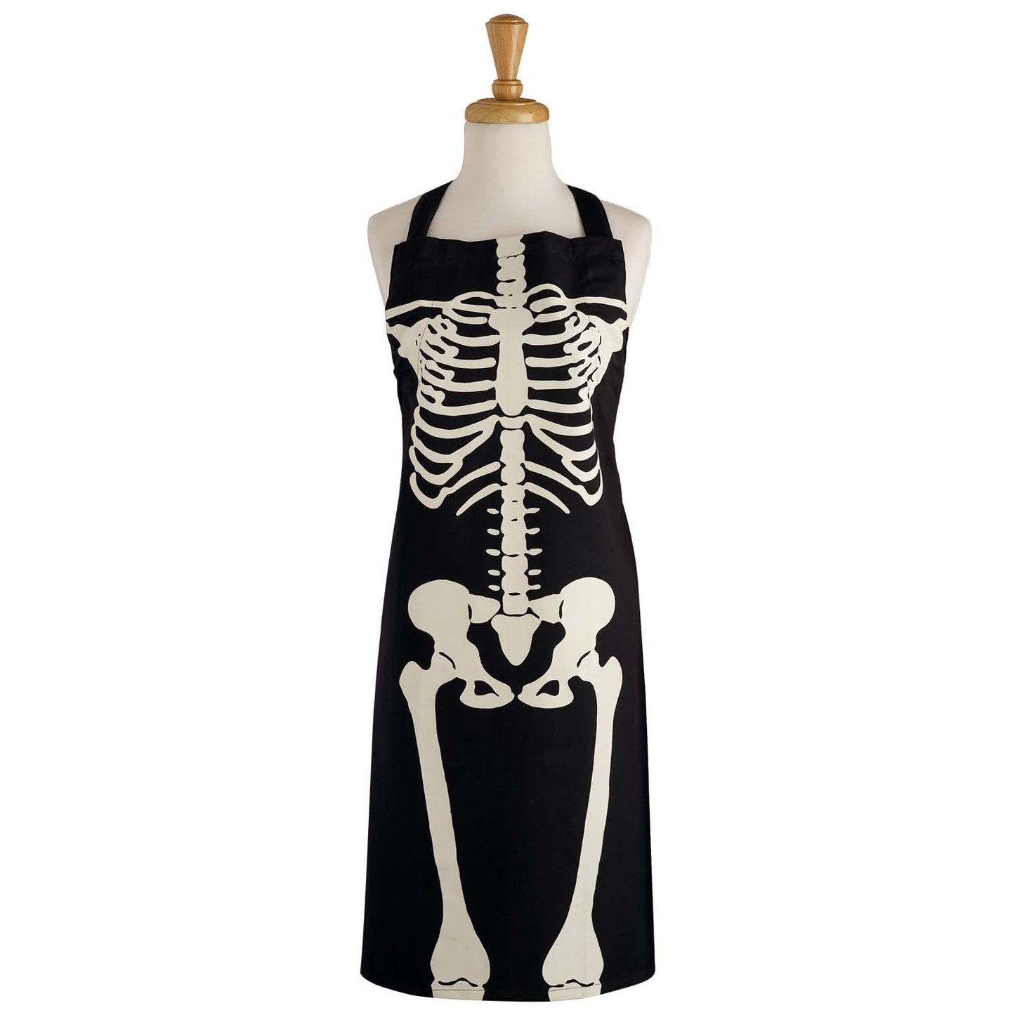 DII Halloween Cooking & Baking Collection Kitchen Accessories, Apron & Oven Mitt Set, Skeleton, 2 Piece