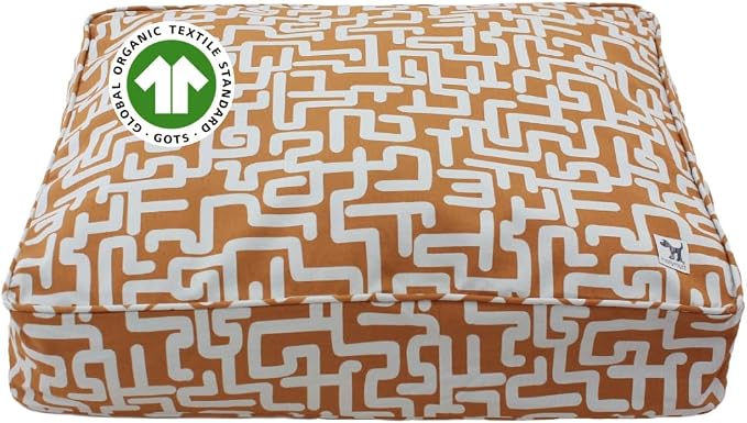 Molly Mutt Hypnotize Dog Bed Duvet Cover, GOTS-Certified 100% Organic Cotton Canvas Cover for Dog, Puppy, or Cat Bed, Durable, Washable, and Free of Harmful Chemicals, Medium/Large, 27"x36"x5"