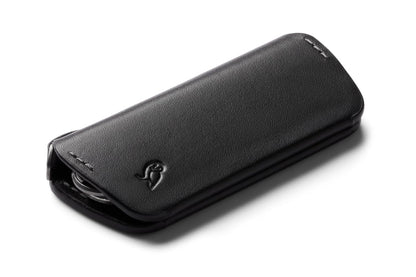 Bellroy Key Cover Plus – Third Edition (Leather Key Holder, Holds 4 – 8 Keys) - Black