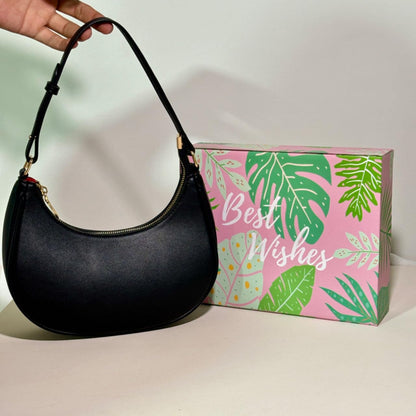 Barabum Small Shoulder Bag for Women Crescent Purse Y2K Trendy Clutch Handbags