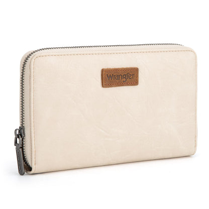 Wrangler Womens Wallet Wristlet Long Purse Designer Clutch Large Capacity Credit Card Holder for Women Men