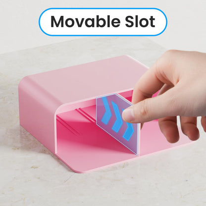 First-zgel 3 Pcs Magnetic Pen Holder, Magnetic Dry Erase Marker Holder, Wall Remote Control Holder, Whiteboard Marker Holder for School, Office, Home, Locker Accessories (Pink)