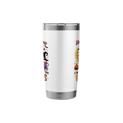 Halloween Hocus Pocus I Need Coffee To Focus Travel Bottle Stainless Steel Insulated Tumbler