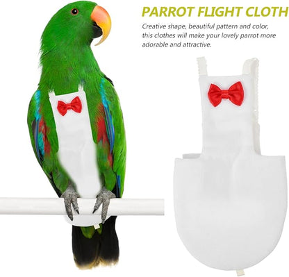 Generic Bird Diaper for Parrots Reusable and Washable Flight Suit for Outdoor Use Breathable Bird Clothes for Cockatiels and Parakeets