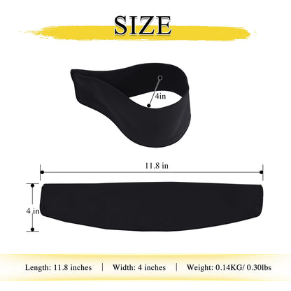 NICETOWN Magnetic Curtain Tiebacks - Modern Unique Upgraded Design Decorative Drape Tie Backs Holder for Window Draperies, No Tools Required (Black, 11.8 X 4 Inches, Set of 4)