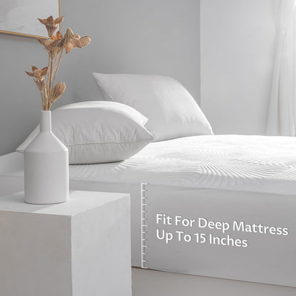 King Size Electric Heated Mattress Pad - Bed Warmer with Memory & Preheat Functions, 12 Heat Settings Dual Control for 1-12 Hours Auto Off, Lighted Button