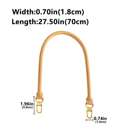 HUXRY CARCH Vachetta Leather Shoulder Strap Replacement,Bags Strap Fit for Graceful Damier Speedy 25 30 Handbags 27.5inches(Beeswax)