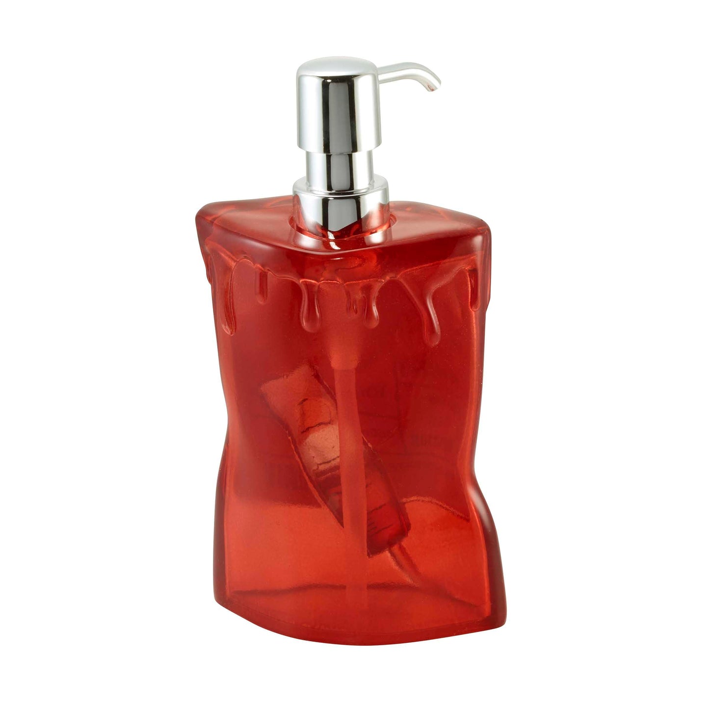 Avanti Linens – Soap Dispenser, Decorative Lotion Pump for Bathroom or Kitchen Countertop, Hand Painted Resin Halloween Decor (Blood Bag)