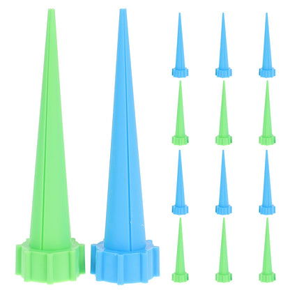 DOITOOL 16Pcs Plant Self Watering Planter Insert Spikes Stakes, Self Watering Spikes Auto Drippers Irrigation Devices, Automatic Waterer for Vacations Outdoor Indoor Potted