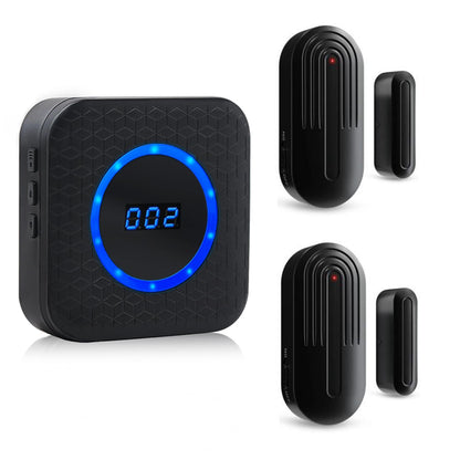 SanJie Wireless Door Chime for Business When Entering Door Entry Chime Door Bell with 800Ft Range Door Chimes When Door Opens for Home Door Alarm with Chime Adjustable Volume