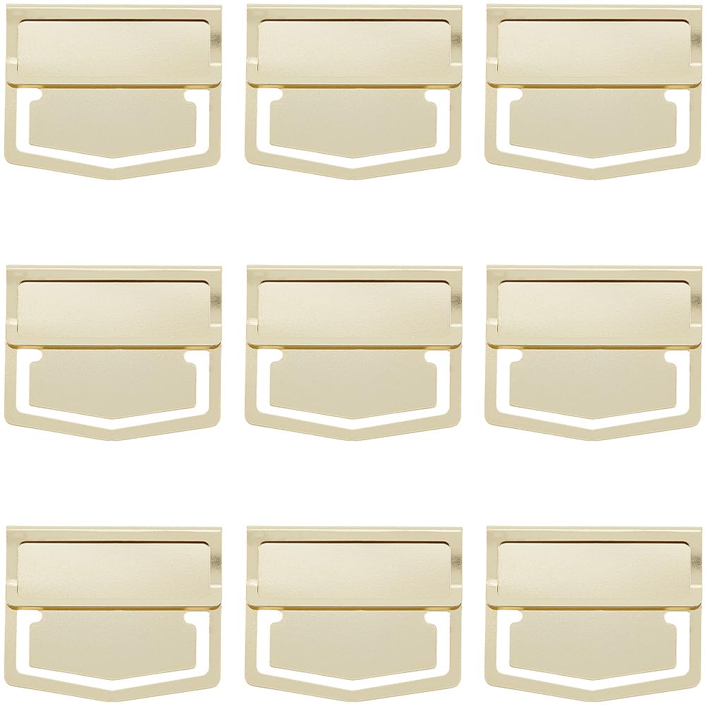 CRASPIRE 14Pcs Metal Bookmark Page Clip Index Clips 1.1 x 1.4 Inch Golden Stainless Steel Retro Book Page Line Markers Label Planner Clamps Accessories for Reading Notebook Office School Supplies