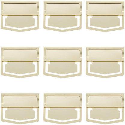 CRASPIRE 14Pcs Metal Bookmark Page Clip Index Clips 1.1 x 1.4 Inch Golden Stainless Steel Retro Book Page Line Markers Label Planner Clamps Accessories for Reading Notebook Office School Supplies