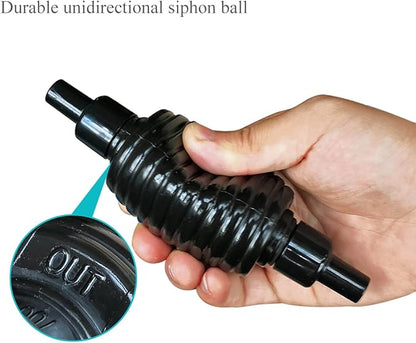 Laifoo 25ft Aquarium Vacuum Gravel Cleaner Fish Tank Cleaner Siphon Water Changer