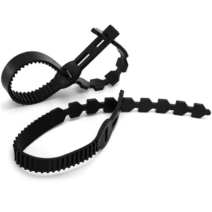 Coloch 10 Pieces Tree Stake Support Bands, Adjustable Tree Plant Ties Reusable Garden Trees Strap Durable Branch Rubber Ties Garden Stake Connectors for Cable Plant, Young Tree, 23.3 Inches