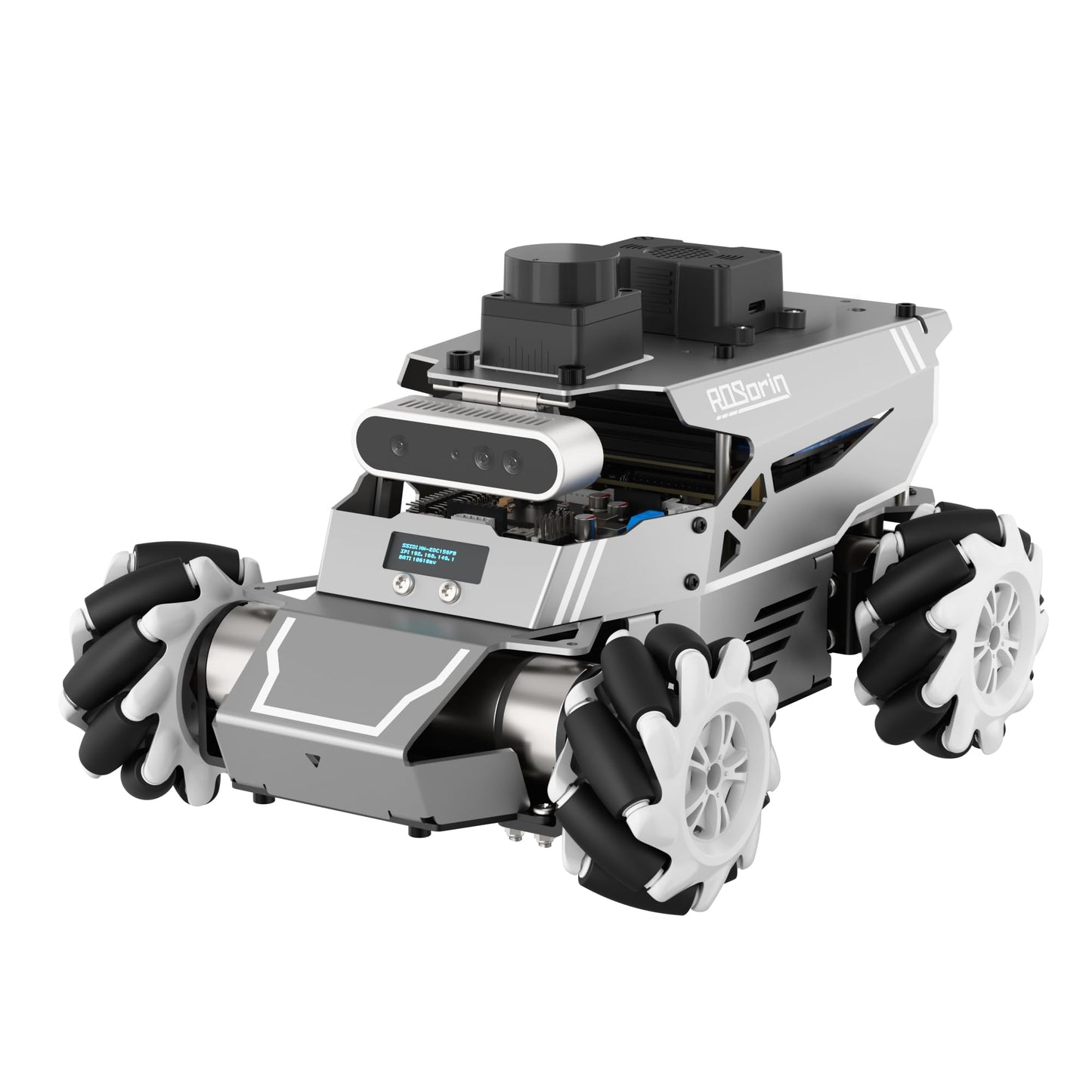 HIWONDER ROS2 Robot Car for Jetson RPi Gemini ChatGPT Large AI Models Depth Camera Lidar SLAM Mapping Autonomous Driving Programming Education Smart Robotic Car, ROSOrin Standard Kit (NO Controller)
