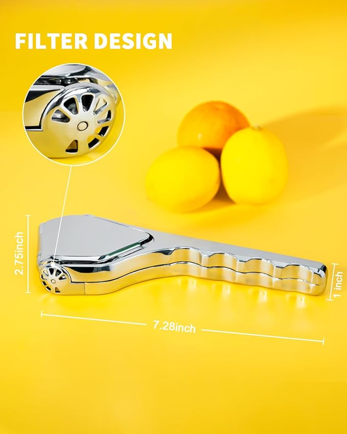 Bagrox Lemon Squeezer, Stainless Steel Lemon Juicer, Manual Juicer for Lemon Citrus Lime Orange, Handheld citrus Squeezer