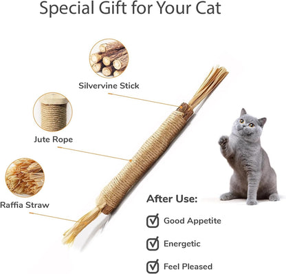 FUKUMARU Cat Scratcher, 26.8 Inch L Shape Cat Scratch Pad Wall Mounted, Cat Scratching Cardboard with Ball Toy for Indoor Cats, Large Size