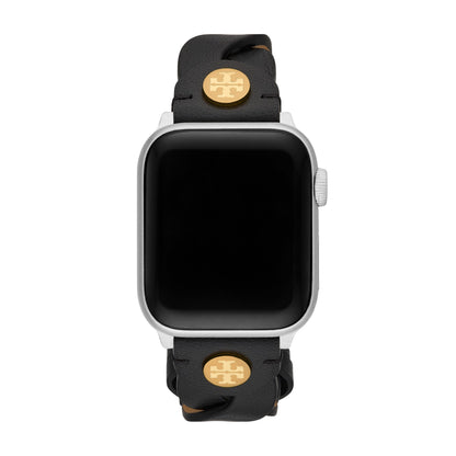 Tory Burch Women's Braided Band for Apple Watch®, Leather (Model: TBS0112E)