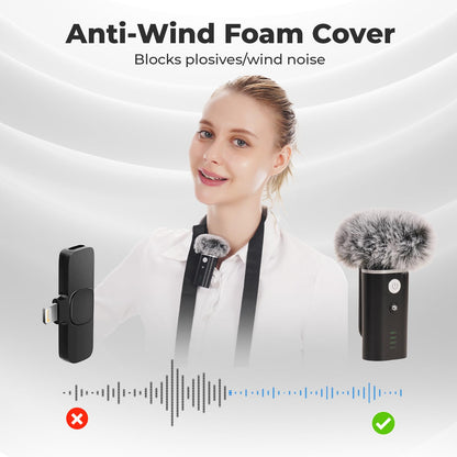 WinBridge Wireless Voice Amplifier with Bluetooth Lapel Microphone for Teaching, Classroom Lecturing, ABS 49ft, 12-15H Portable Personal Mini Amp Lavalier Mic Speaker for Teachers - WB006