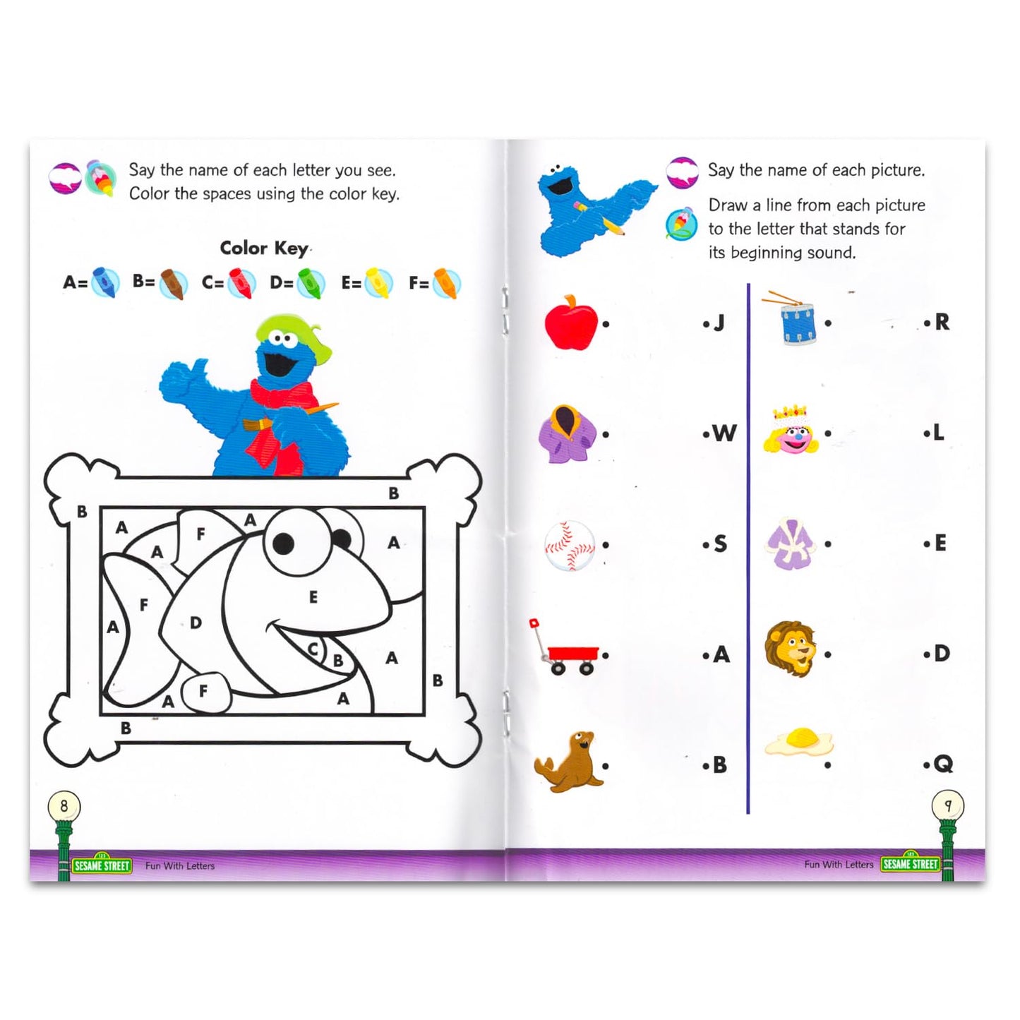 Playskool Kindergarten Pre K Learning Study Bulk Activity Set - Workbook Dry Erase Board Bundle | Alphabet, Numbers, Math, Counting, More | Sesame Street Playskool Classroom Supplies