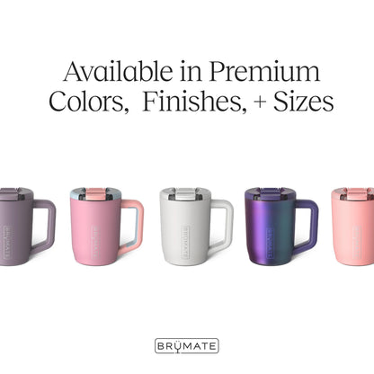 BrüMate Müv - 15oz 100% Leak Proof Insulated Coffee Mug with Handle & Lid - Stainless Steel Coffee Travel Mug - Double Walled Coffee Cup (Lilac Dusk)