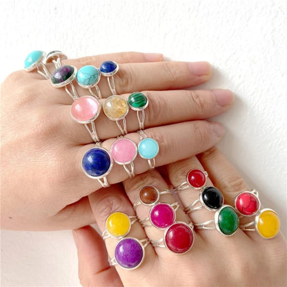 20pcs 12mm Natural Stone No Hole Black Agate Semicircle Smooth Cabochons Beads Healing Chakra Crystal Stone Bead for Jewelry Making Rings Earrings Necklace Bracelet DIY Crafts