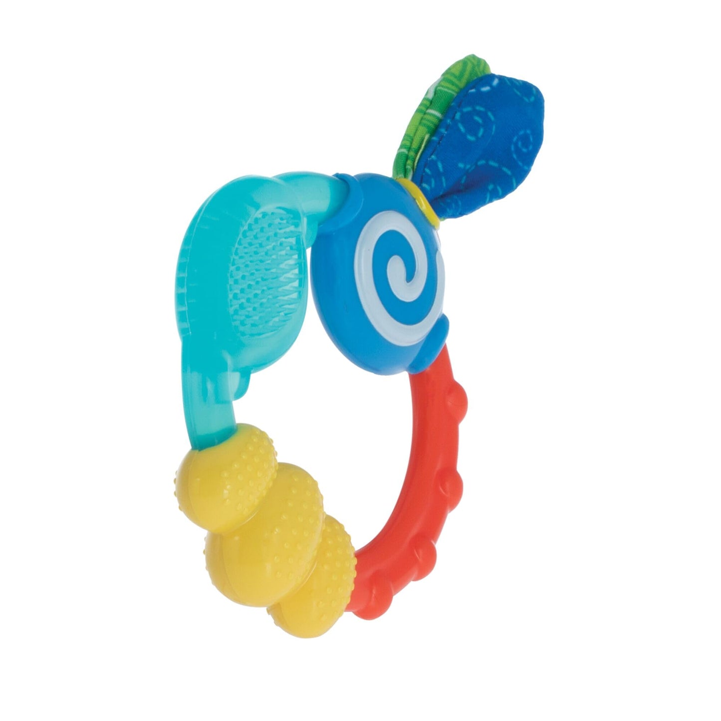 Nuby Wacky Teething Ring, Multicolor