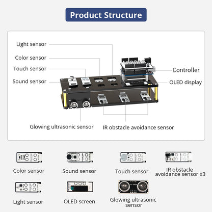 LewanSoul Robotic Arm 6DOF Robot Arm Kit with Secondary Development Compatible with Arduino, DIY Programming Kit STEAM Robot with Sensor and Arduino Open Source Code & Tutorial
