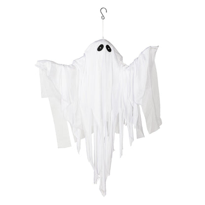 Evergreen Animated Floating Ghost w/Color-Changing Lights, Halloween Hanging Decoration with LED Lights